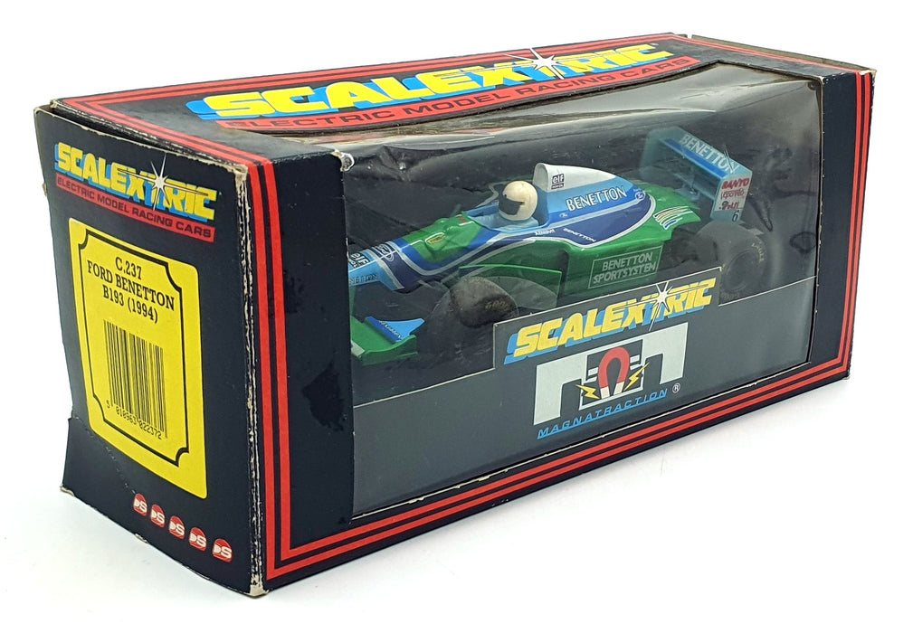 Scalextric 1/32 Scale Slotcar C237 - Ford Benetton B193 #6 1994 - White Helmet