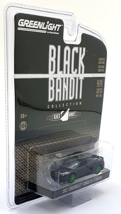 Greenlight 1/64 Scale 28090 - 2021 Chevrolet Corvette Stingray - Black