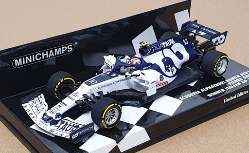 Minichamps 1/43 Scale 417 200810 - F1 Scuderia AT01 1st Italy GP 2020 Gasly