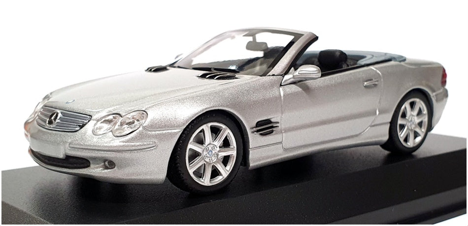 Maxichamps 1/43 Scale 940 031030 - 2001 Mercedes Benz SL-Class - Silver