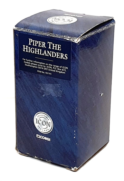 Corgi 8cm Tall Metal Figure F07191 - Piper The Highlanders