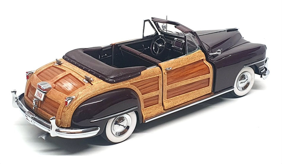 Danbury Mint 1/24 Scale DM662M - 1948 Chrysler Town & Country - Deep Maroon