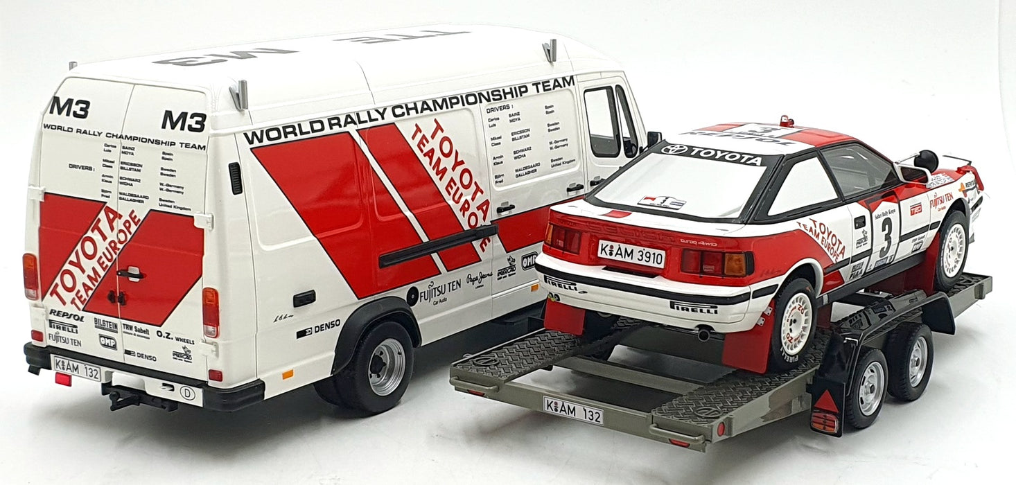 Otto 1/18 Scale OT480 Rally Pack Toyota WRC #3 Support and Trailer