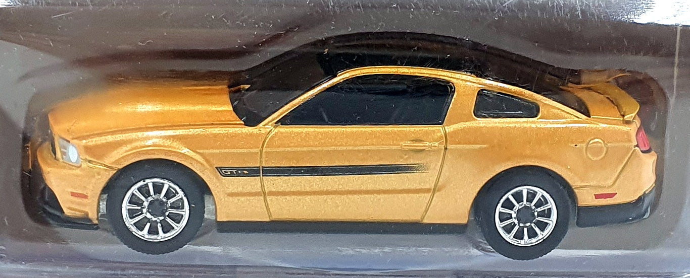 Auto World 1/64 Scale AW64372 - 2012 Ford Mustang GT/CS - Yellow