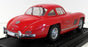 Kyosho 1/18 Scale Diecast 08091R - Mercedes Benz 300SL - Red