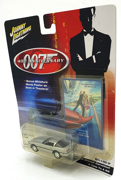 Johnny Lightning 1/64 Scale 261-05 - 1985 Chevrolet Corvette 007 A View To Kill