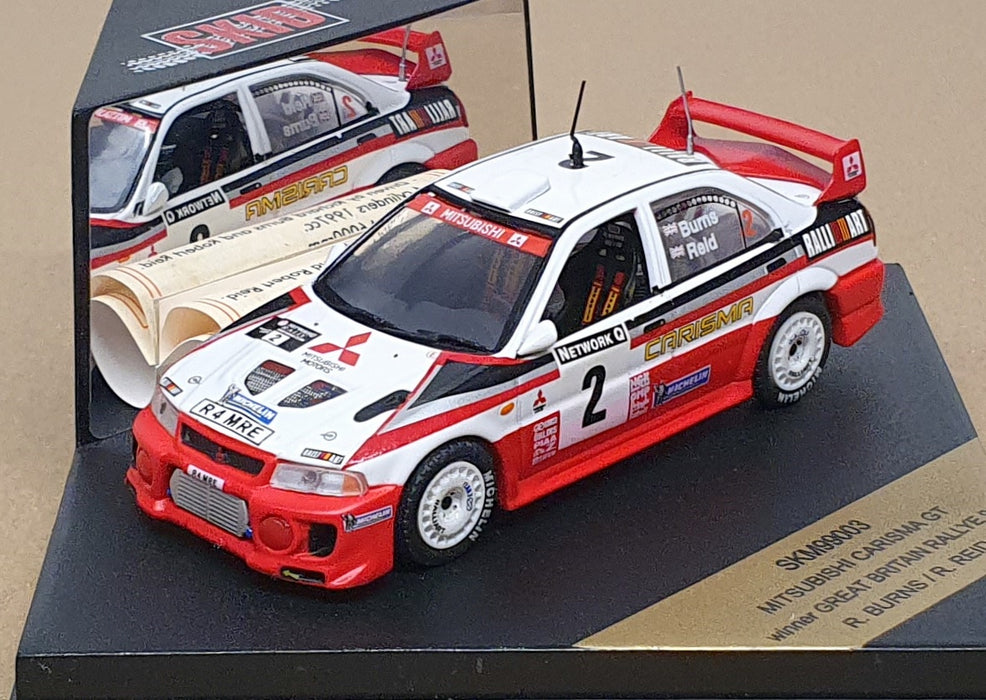 Skid 1/43 Scale SKM99003 Mitsubishi Carisma GT #2 Winner Gt. Britain Rally 1999