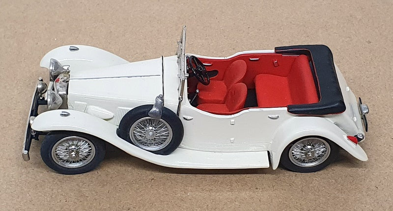 Top Marques 1/43 Scale HE3 - 1934 Alvis Speed 20 Tourer Cross & Ellis Pale Ivory