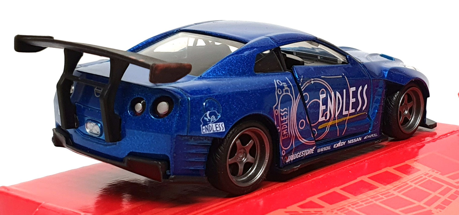 Jada 1/32 Scale 98650 - 2009 Nissan GT-R (R35) Ben Sopra - Met. Blue