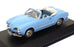 Minichamps 1/43 Scale 5031 - Volkswagen Karmann Ghia Cabrio - Lt. Blue