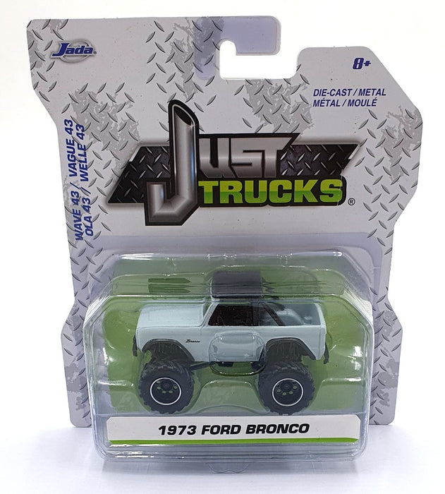 Jada Just Trucks 1/64 Scale 14020 - 1973 Ford Bronco - Grey/Black