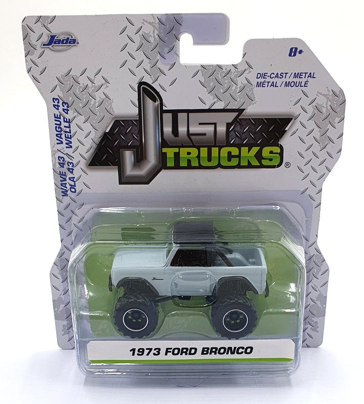 Jada Just Trucks 1/64 Scale 14020 - 1973 Ford Bronco - Grey/Black