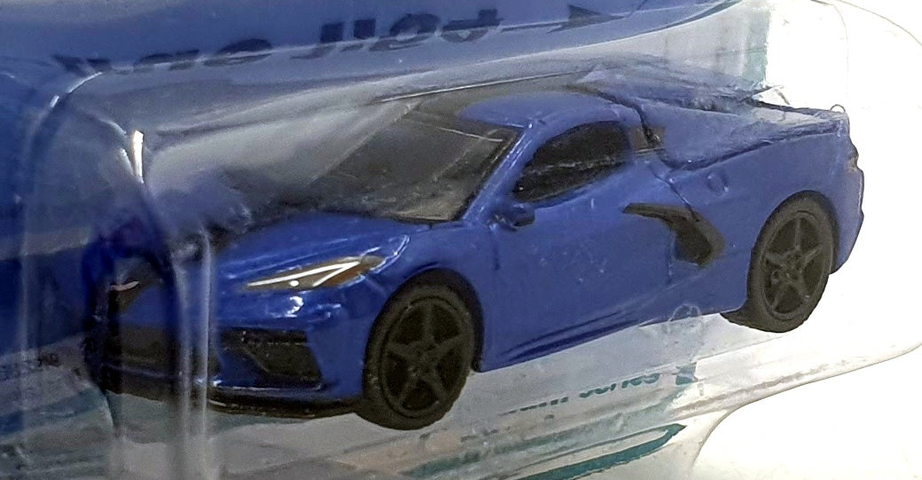 Auto World 1/64 Scale AW64362 - 2020 Chevrolet Corvette - Met. Blue