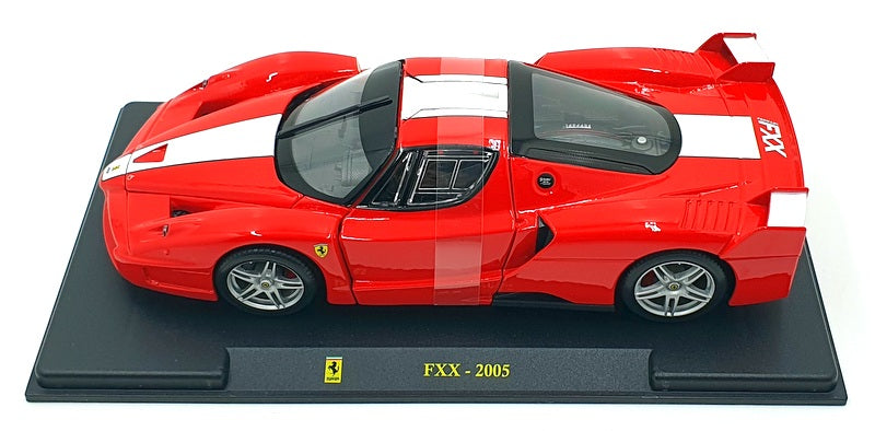 Burago 1/24 Scale Diecast 191223J - 2005 Ferrari FXX - Red/ White Stripe