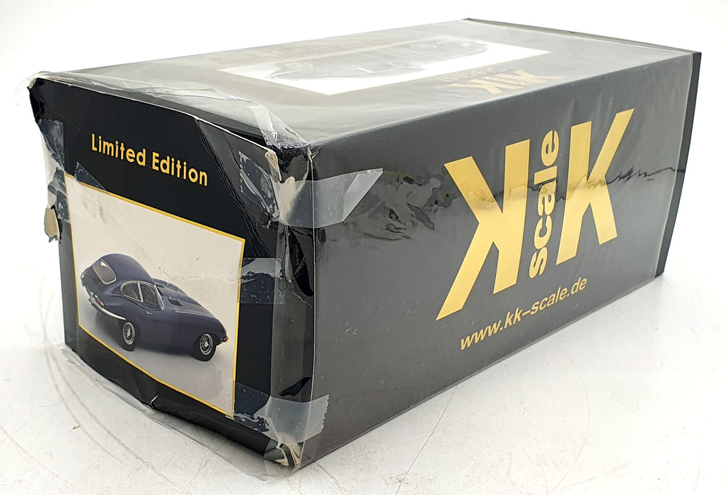 KK Scale 1/18 Scale Diecast KKDC180434 1961 Jaguar E Type Coupe Mk1 RHD Met Grey
