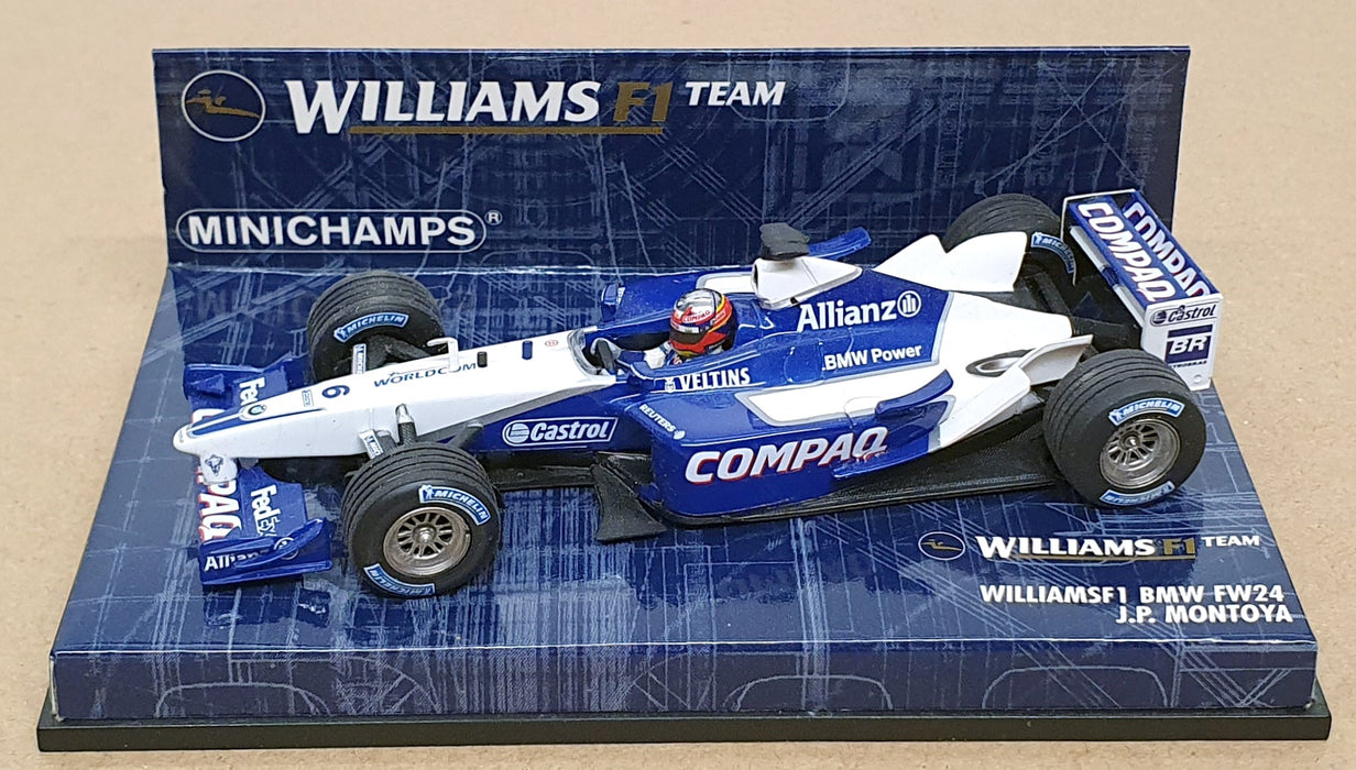 Minichamps 1/43 Scale 400 020006 - F1 Williams BMW FW24 2002 J.P. Montoya