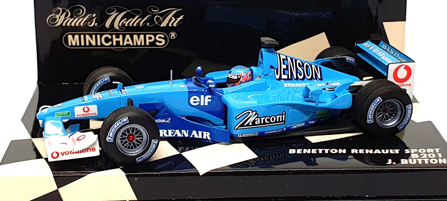Minichamps 1/43 Scale 400 010008 - F1 Benetton Renault Sport B201 J. Button