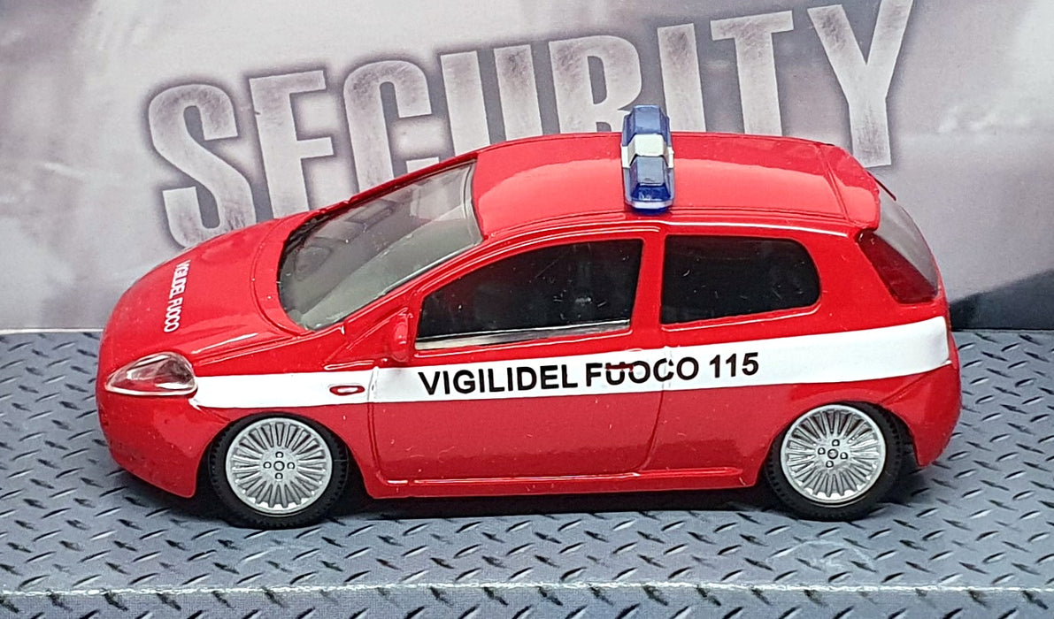 Mondo Motors 1/43 Scale MM02B - Fiat Grand Punto Vigilidel Fuoco 115 - Red