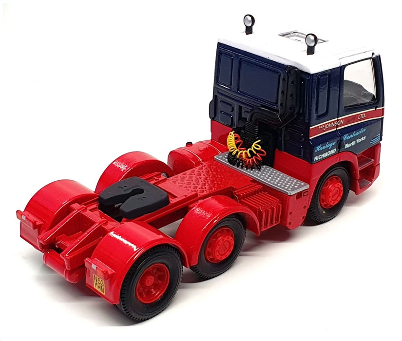 Corgi 1/50 Scale CC11802 - Leyland DAF 85 Tractor Tandem Axle Jeep & Beam Load