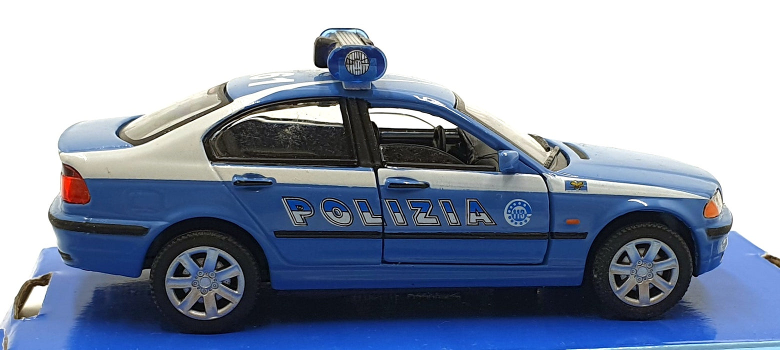 Cararama 1/43 Scale 210226A - BMW Polizia K61 Police Car - Blue