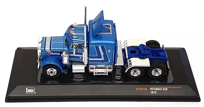 Ixo Models 1/64 Scale 64TR010B - 1973 Peterbilt 359 Truck - Met. Lt. Blue