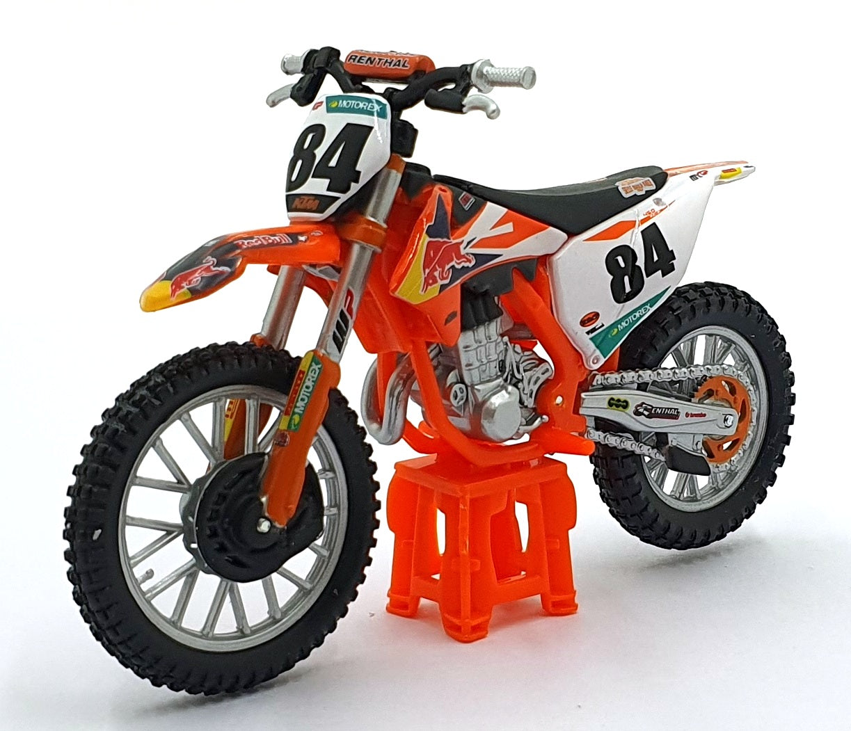 Burago 1/18 Scale 18-51081 - KTM 450 SX-F #84 Factory Edition Motorbike 2018