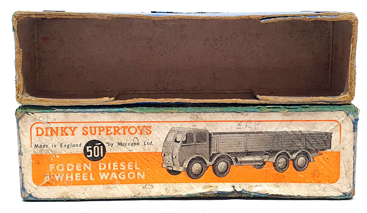 Dinky Supertoys Original Diecast 501 - Foden Diesel 8W Wagon - Red/Fawn