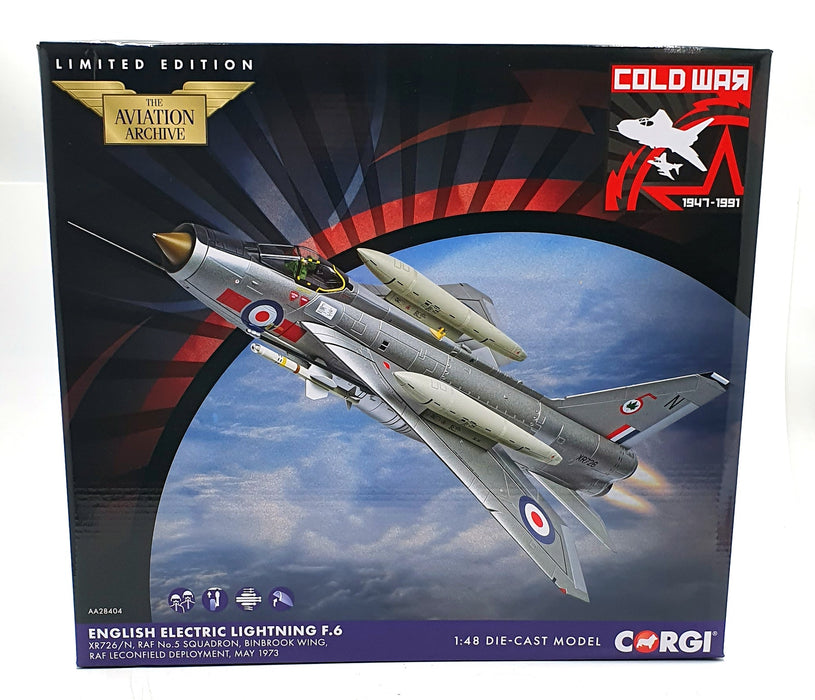 Corgi 1/48 Scale AA28404 - English Electric Lightning F.6 XR26/N RAF #5 Squadron