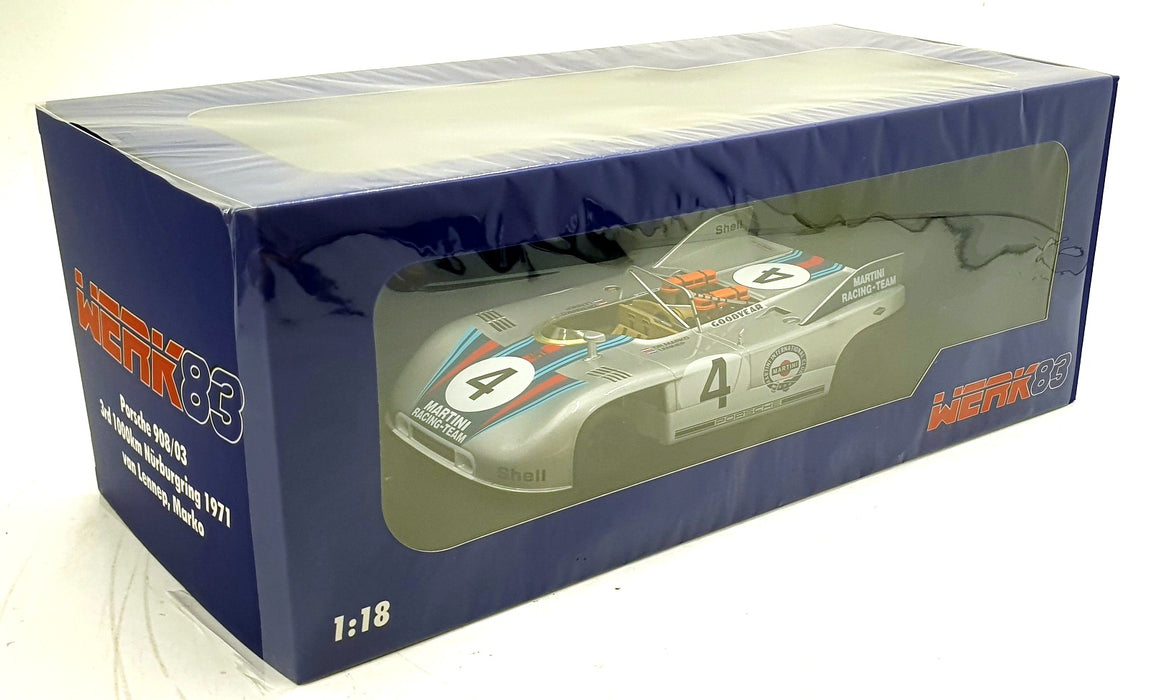 Werk83 1/18 Scale Diecast W18031010 - Porsche 908/03 #4 3rd Nurburgring 1971