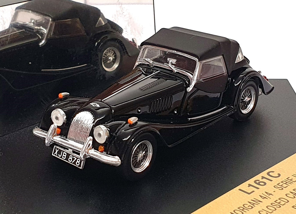 Vitesse 1/43 Scale L161C - 1962 Morgan 4/4 Series IV Closed Cabrio - Black