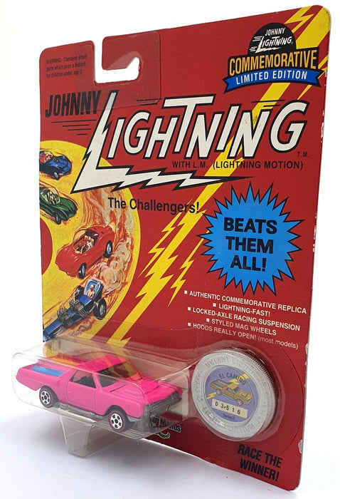 Johnny Lightning 1/64 Scale 100-150 - The Challengers Chevrolet El Camino - Pink
