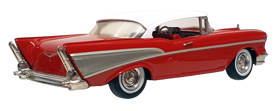 Western Models 1/43 Scale WMS44 - 1957 Chevrolet Bel Air - Red 
