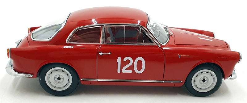 Kyosho 1/18 Scale Diecast 08957A Alfa Romeo Giulietta SV 1956 Mille Miglia #120