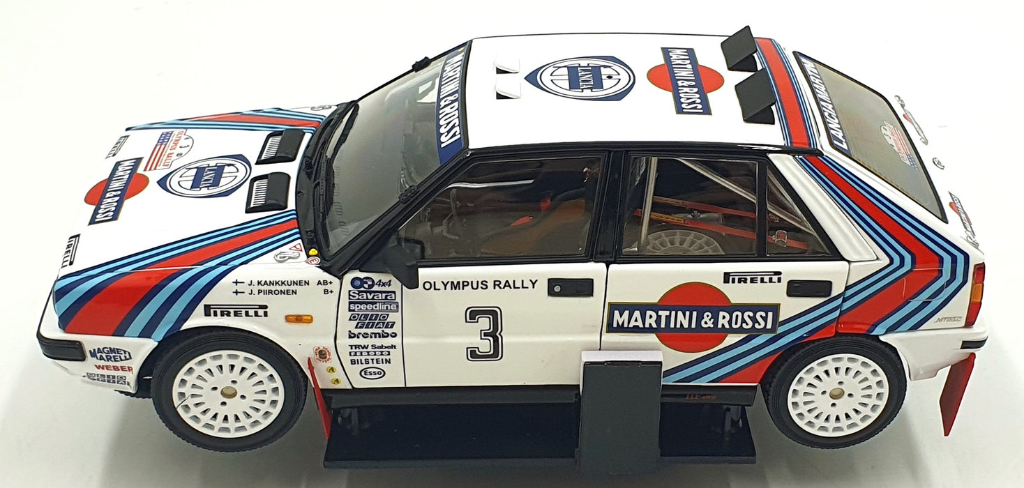 Kyosho 1/18 Scale KS08960E - Lancia Delta HF 4WD #3 Olympus Rally 1987