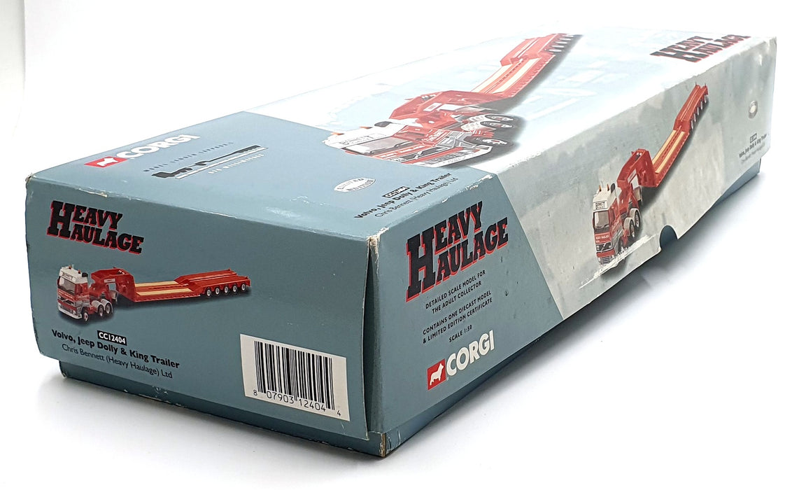 Corgi 1/50 Scale CC12404 - Volvo Jeep Dolly & King Trailer - Chris Bennett