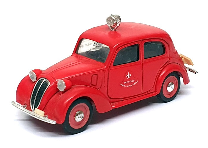 Brumm 1/43 Scale R63A - 1937-39 Fiat 1100 Servizio Prevenzione Fire Vehicle Red