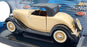 Solido 1/18 Scale Diecast 8144 - Ford Roadster - Cream/Black