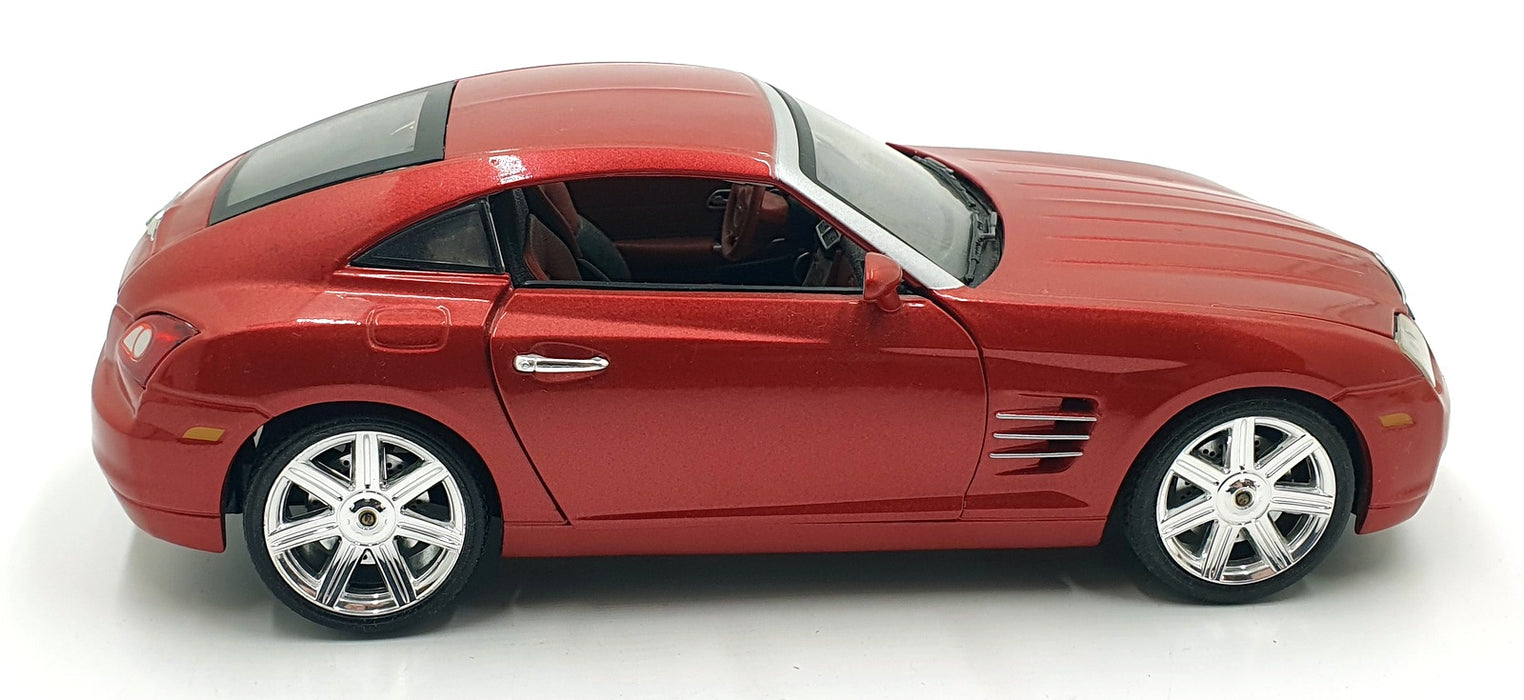 Maisto 1/18 Scale Diecast 16126X - 2003 Chrysler Crossfire - Met Red