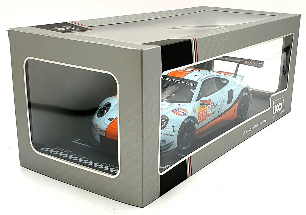 IXO 1/18 Scale LEGT18008B - Porsche 911 RSR #86 Sebring 2019 - Wainwright