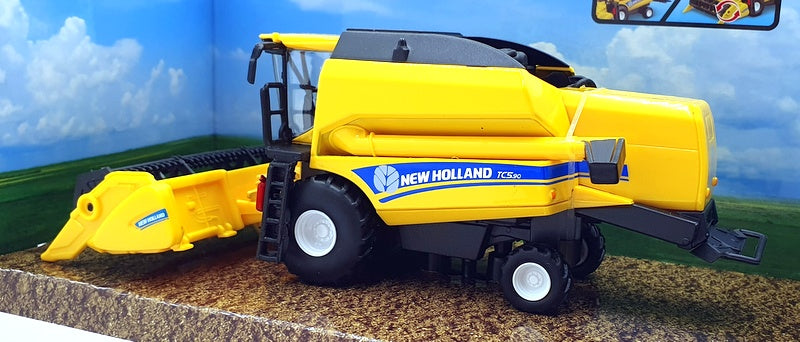 Burago 18cm long 18-31721 - New Holland TCS.90 Combine Harvester - Yellow