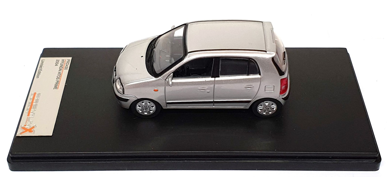 PremiumX 1/43 Scale Diecast PRD430 - 2004 Hyundai Atos - Silver