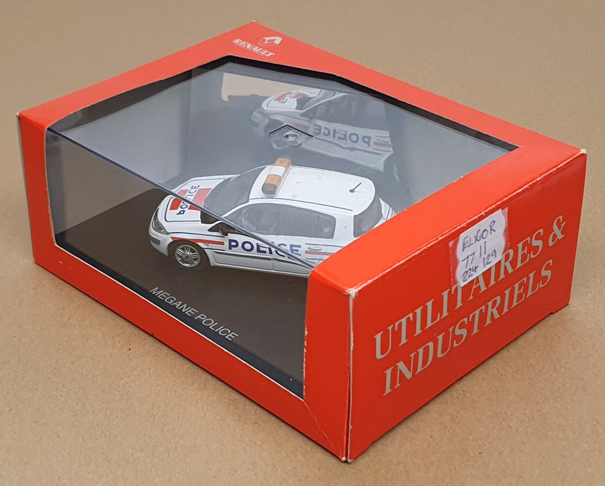 Eligor 1/43 Scale 77 11 224 129 - Renault Megane Police Car - White