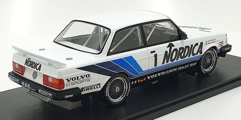 IXO Models 1/18 Scale 18RMC087 Volvo 240 Turbo ETCC Brunn 1986 #1 Cecotto