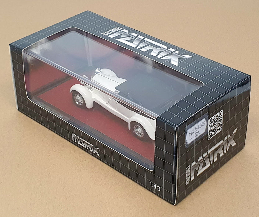 Matrix 1/43 Scale MX51302-152 - 1927 Mercedes 680S Tourer Sindelfingen - White