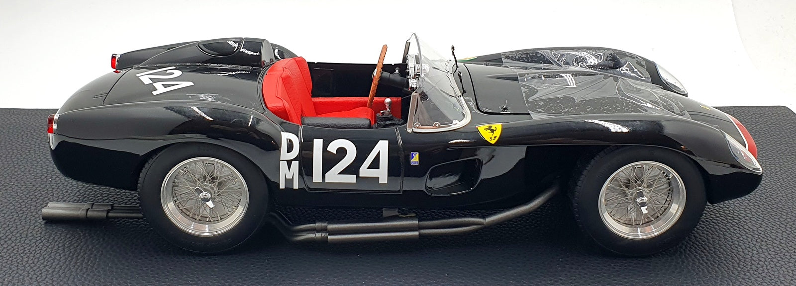 GP Replicas 1/12 Scale Resin GP12-08C - Ferrari 250 Testa Rossa #124 - Black