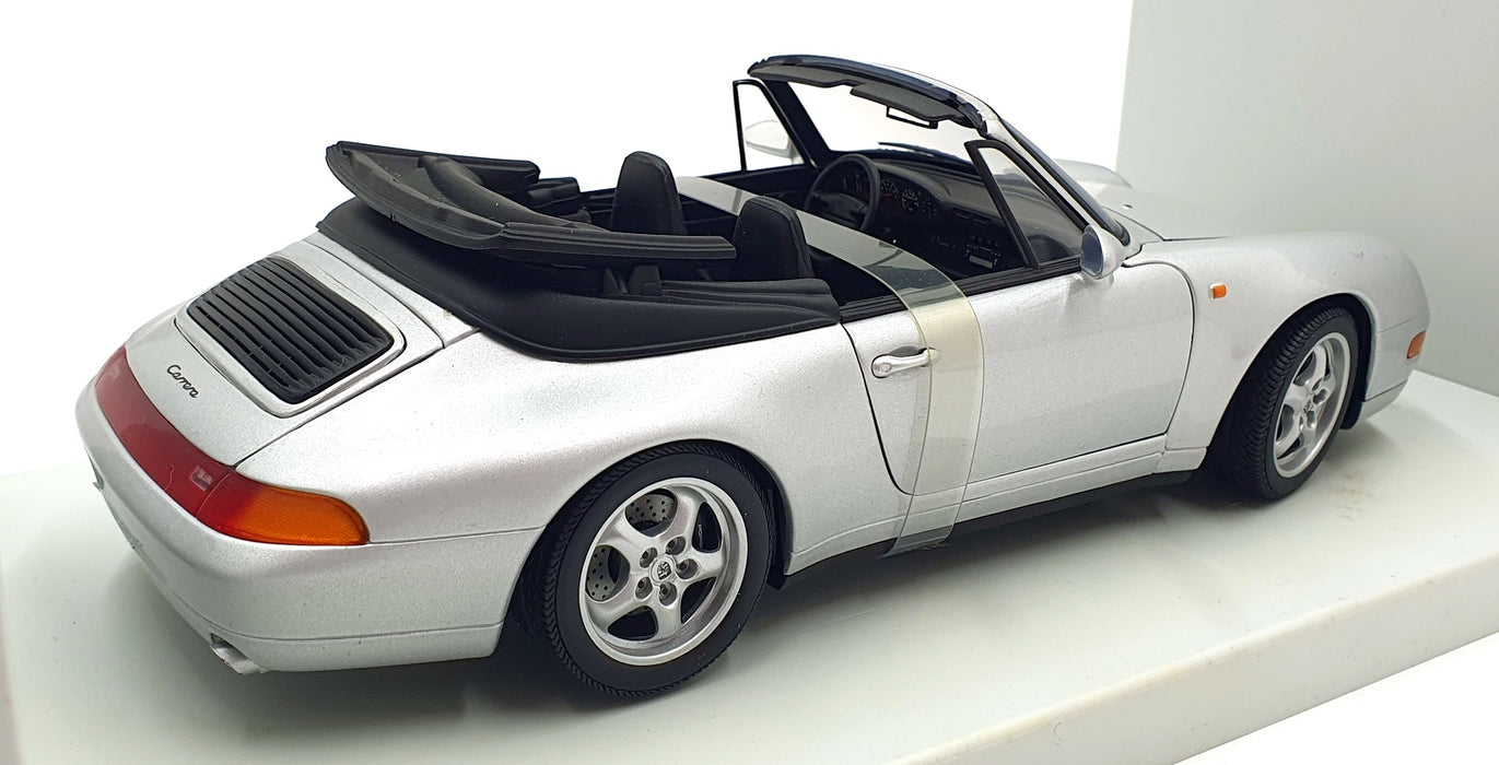 UT Models 1/18 Scale Diecast 27807 - Porsche 911 993 Cabriolet - Silver