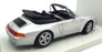 UT Models 1/18 Scale Diecast 27807 - Porsche 911 993 Cabriolet - Silver