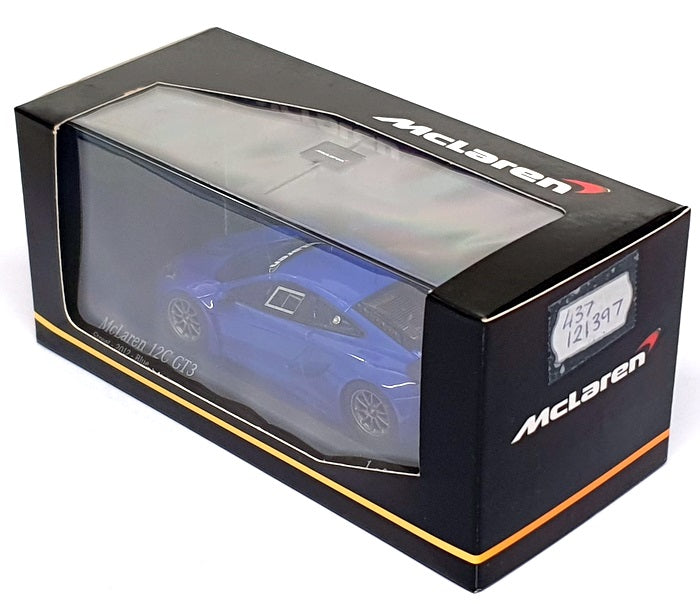 Minichamps 1/43 Scale 437 121397 - 2012 McLaren 12C GT3 - Blue