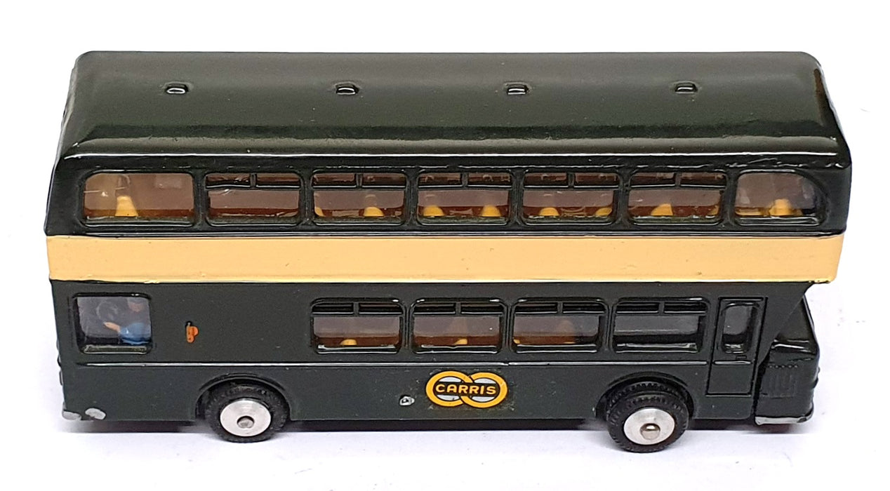 Metosul 12cm Long 23 - Leyland Atlantean Autocarro 2 Pisos Bus - Dk. Green/Beige