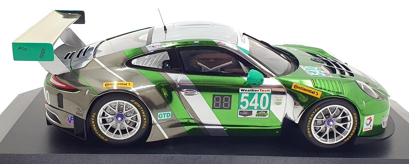 Minichamps 1/18 Scale 155 166540 Porsche 911 GT3 R Black Swan Daytona 2016 #540